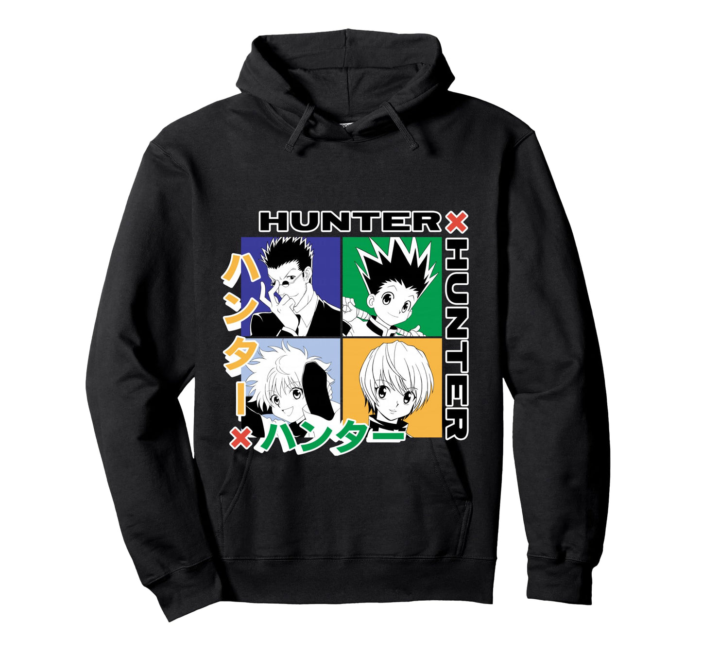 Hunter X Hunter Grid Graphic Long Sleeve T-Shirt
