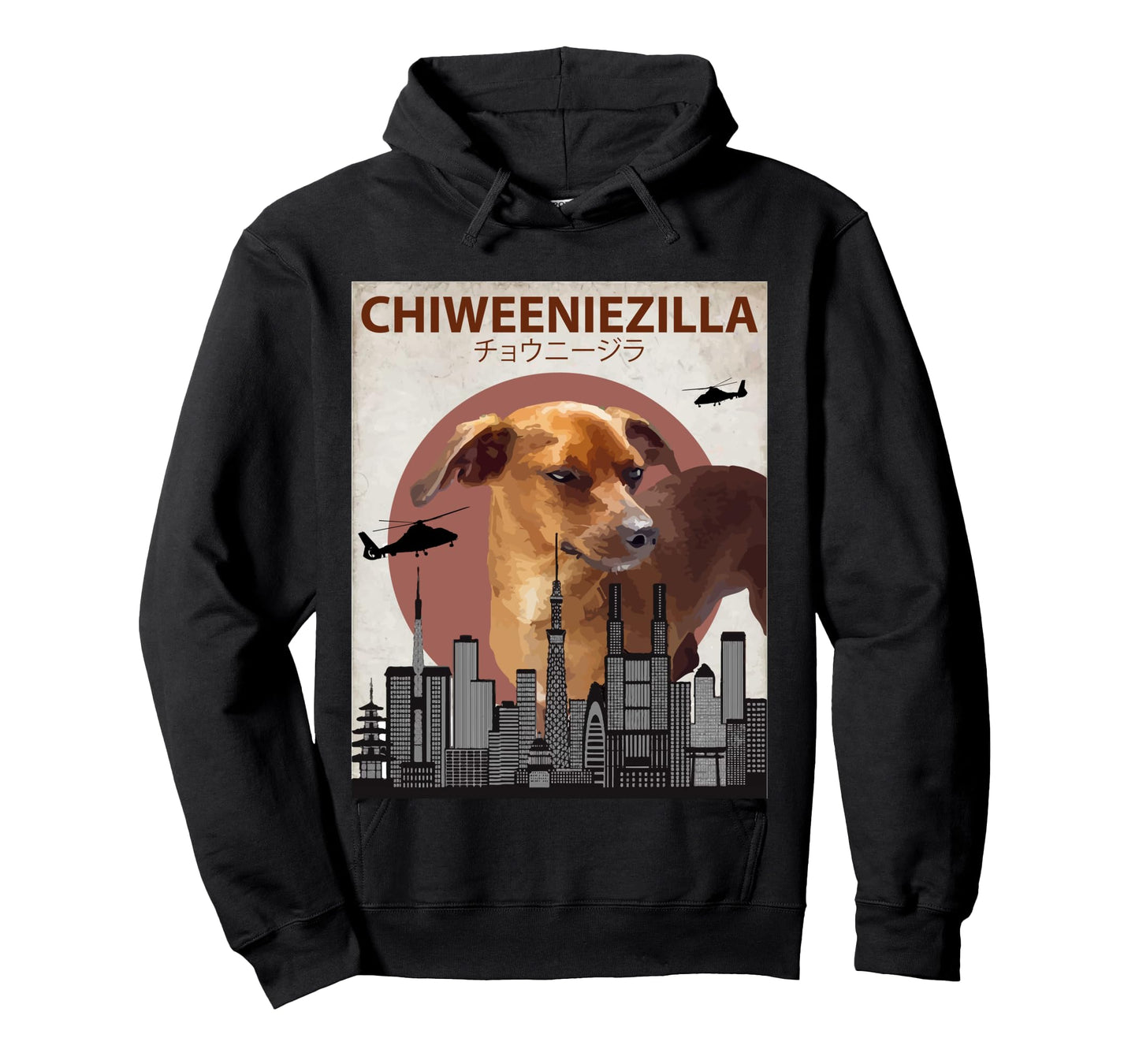 Chiweeniezilla Funny Chiweenie T-Shirt | Dog Lovers Gift