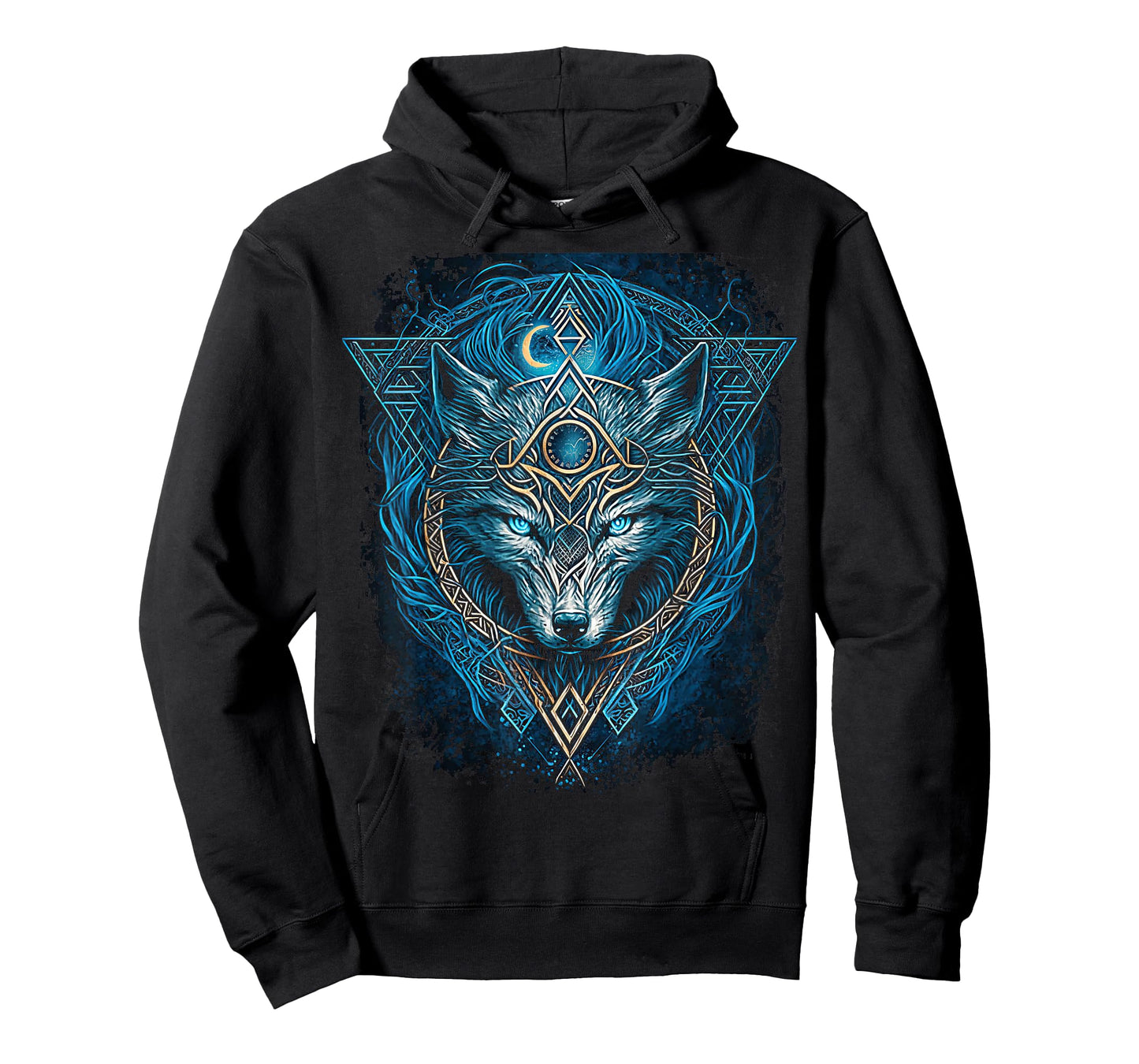 Odins Wolf Viking Norse Runes Nordmann Mythology T-Shirt