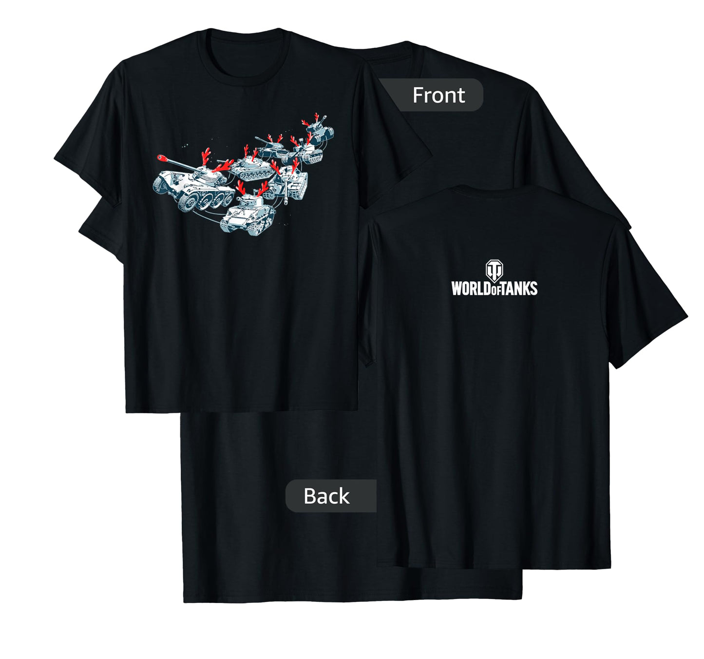 World of Tanks Santa's Tankdeer Harness T-Shirt