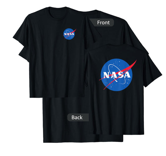The official NASA Insignia T-Shirt | 2 sided NASA T-Shirt T-Shirt