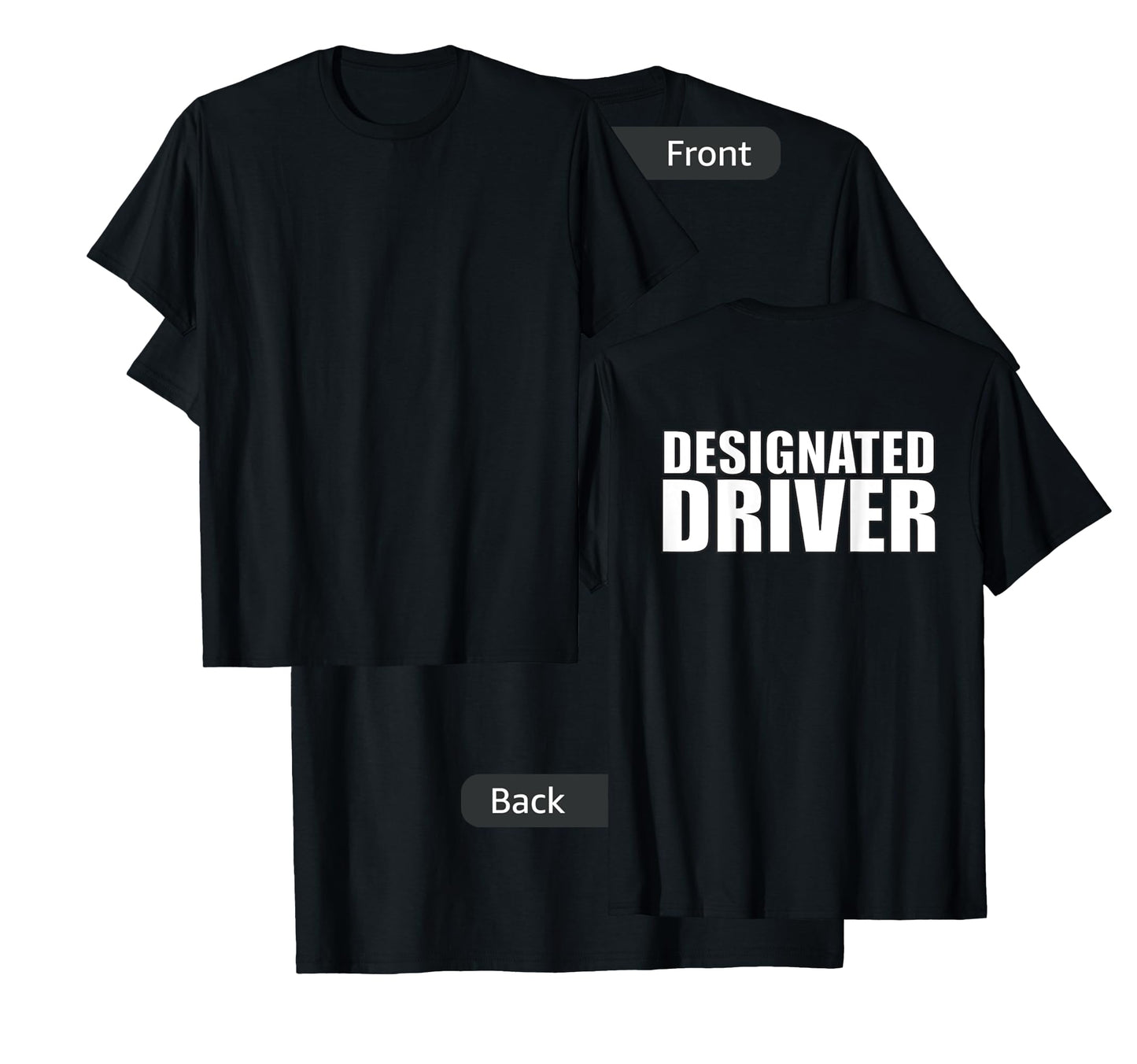 Designated Driver Low Vision, Blind, T-Shirt