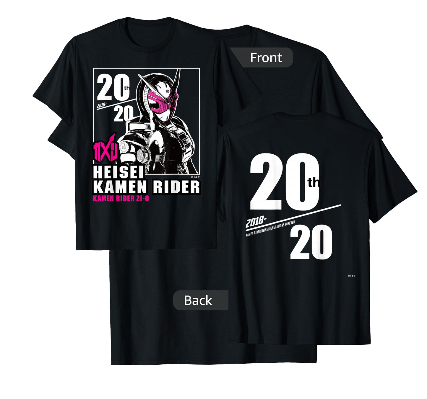 Kamen Rider Zi-O Heisei Rider Anniversary T-Shirt