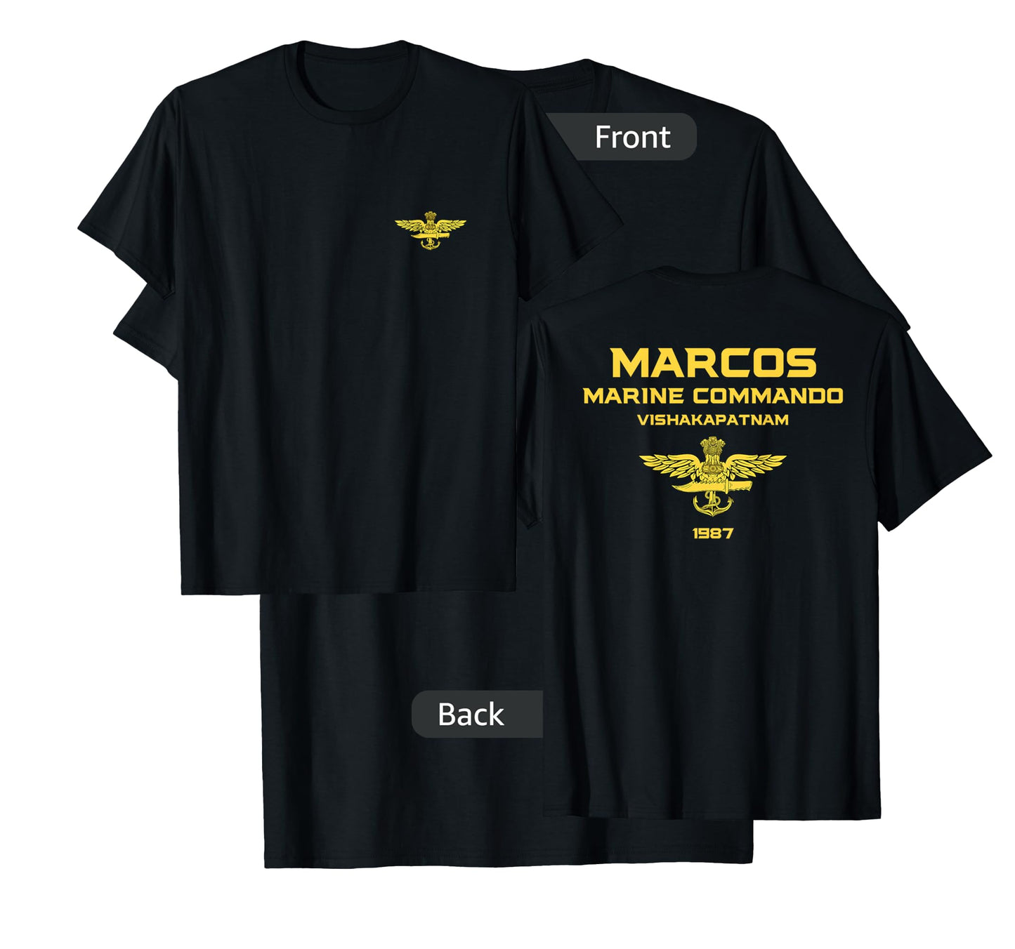 MARCOS Indian Special Force Indian Army Magarmach T-Shirt