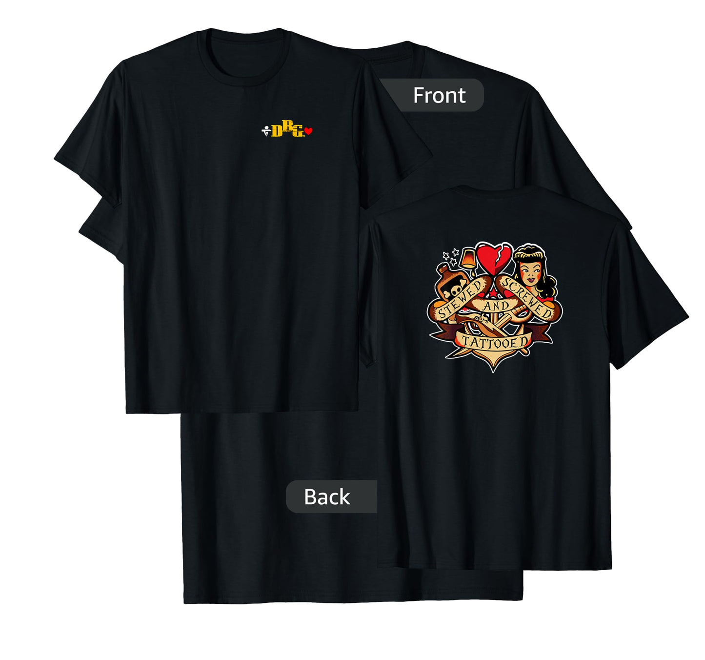 DBG "STEWED SCREWED AND TATTOOED" SWCC DBG's T-Shirt