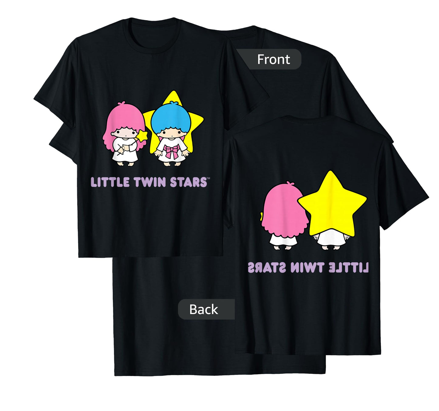 LittleTwinStars Character Front and Back T-Shirt