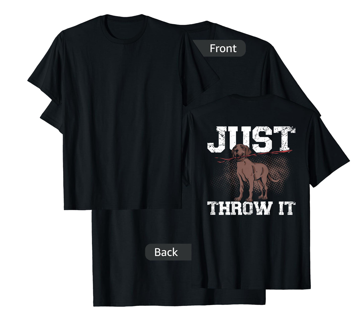Just Throw It Backprint T-Shirt