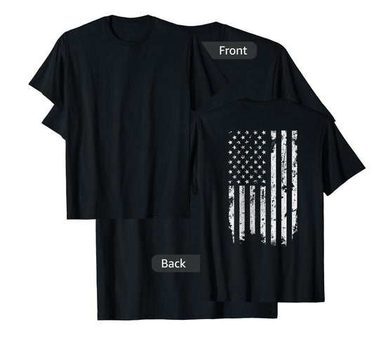 Vintage Distressed American Flag T-Shirt