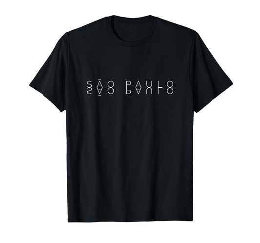 Sao Paulo Reflections - Brazil Word Art Souvenir T-Shirt