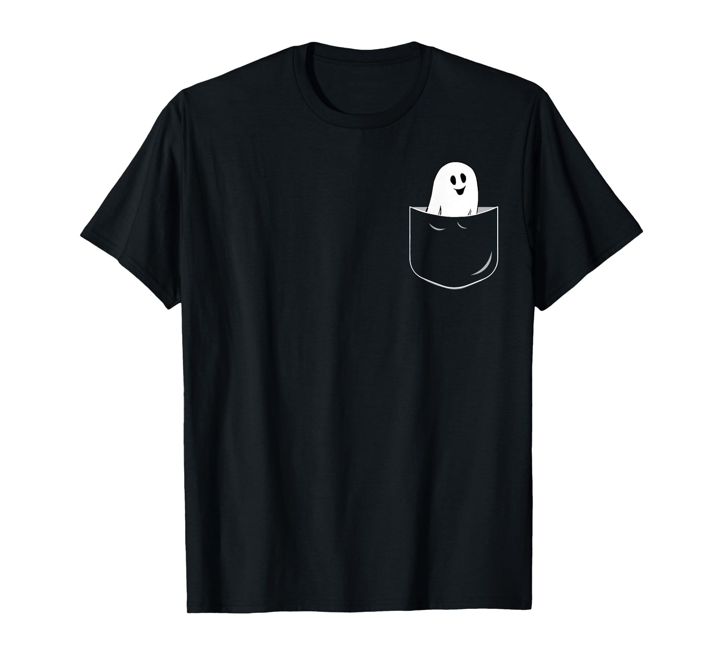 Pocket Cute Little Ghost Boo Halloween Costume T-Shirt