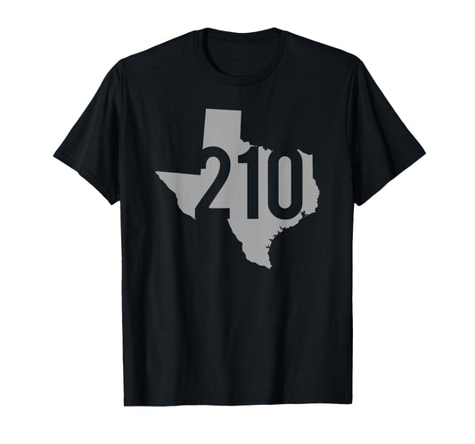 210 Area Code, San Antonio, Texas T-Shirt