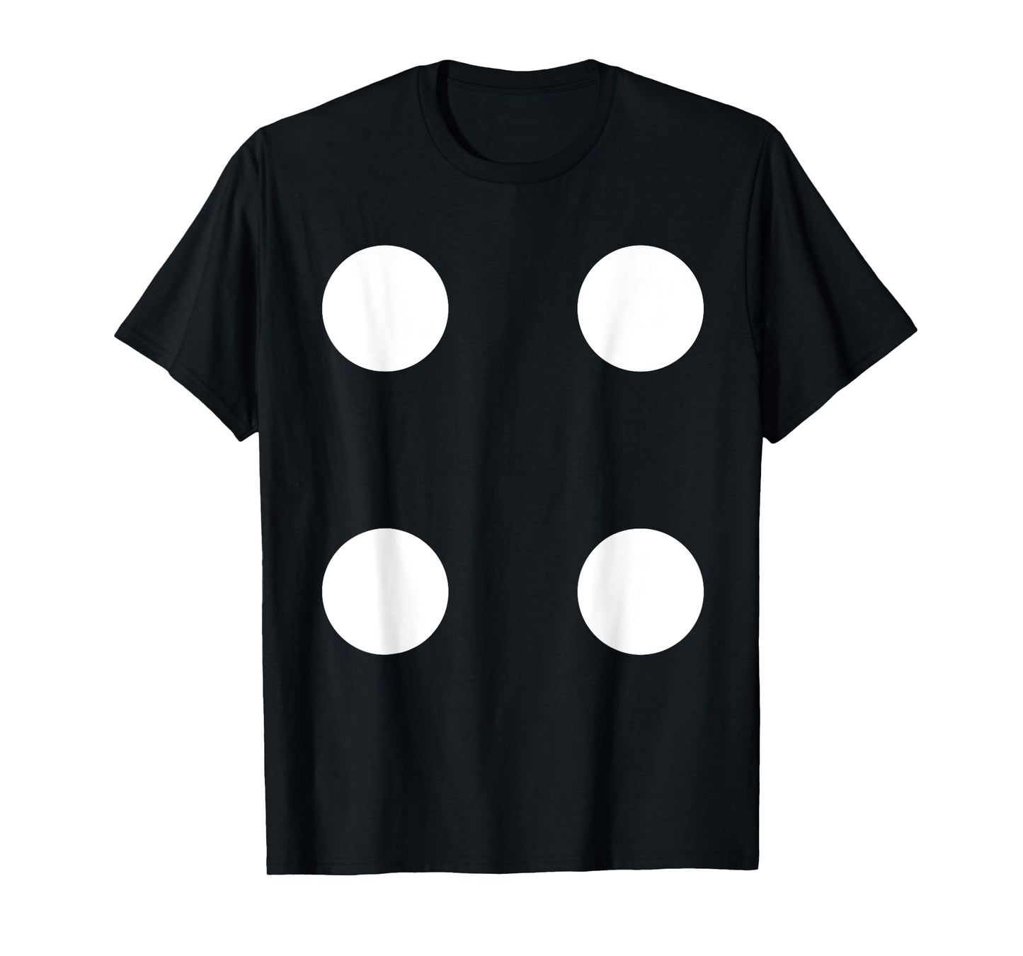 Human Dice Number 4 Group Matching Halloween Costume Family T-Shirt