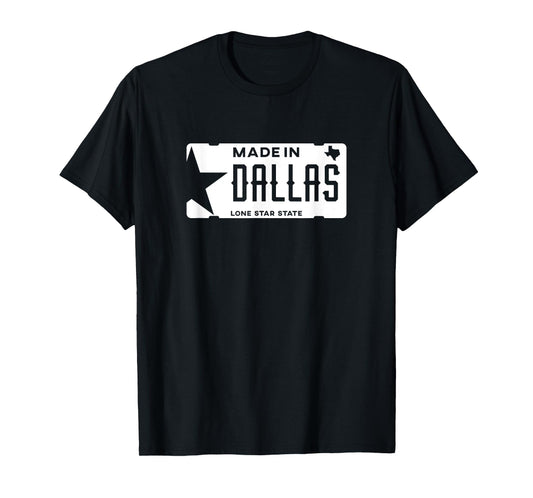 Made in Dallas Texas The Big D Born and Bred T-Shirt