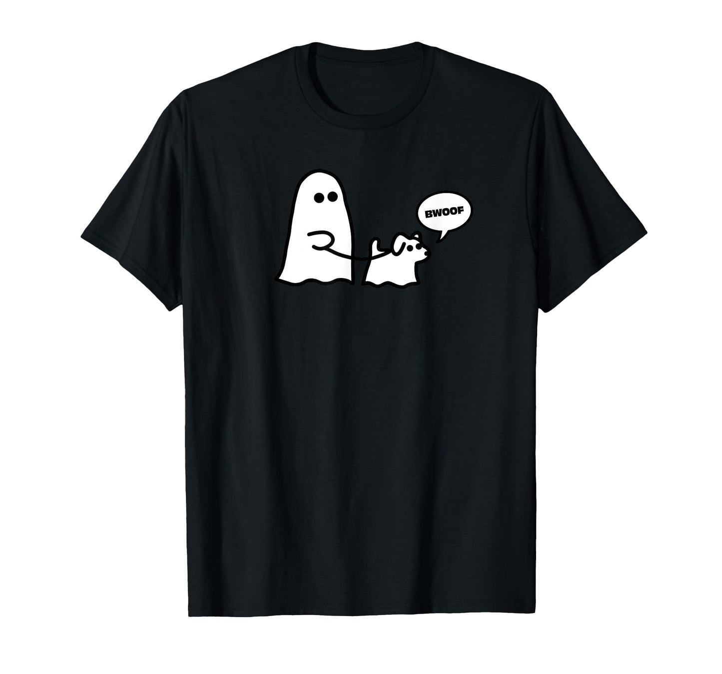 Ghost Walking Ghost Dog Bwoof Men Women Kids T-Shirt