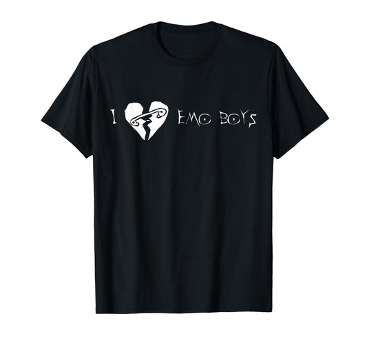 I love emo boys t shirt - emo t shirts for teen girls T-Shirt