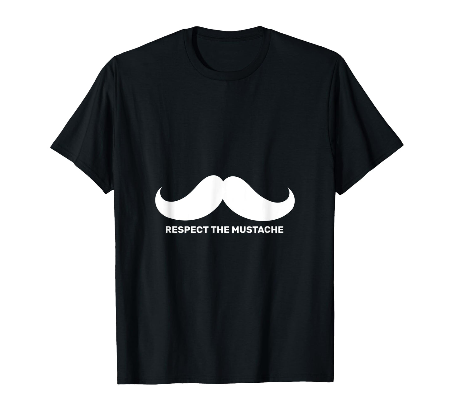 Mustache Funny Gift for Men Moustache Joke T-Shirt
