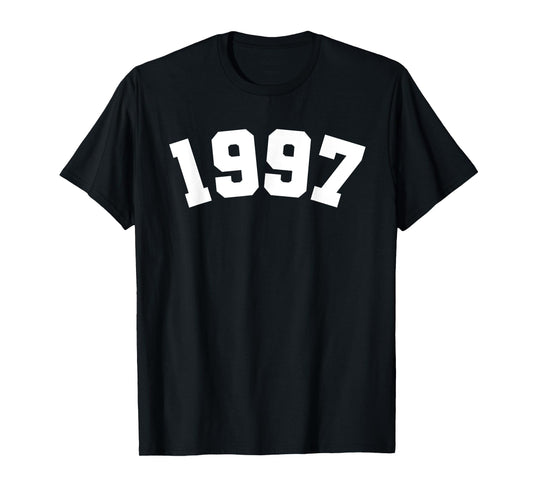 Classic 1997 Varsity Vintage College Style 27th Birthday T-Shirt