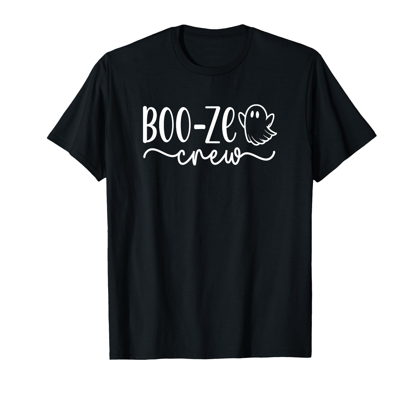 Boo-ze Crew Halloween Ghost Vacation Cruise Tee T-Shirt