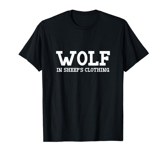 Wolf in sheep's clothing Halloween Costume Sheep Wolves T-Shirt