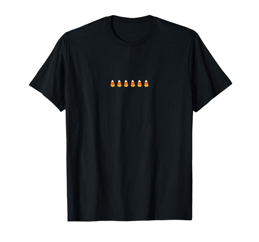 Candy Corn Trick Or Treat Subtle Halloween Minimal Costume T-Shirt