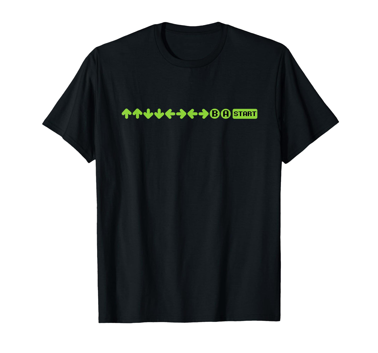 Up Up Down Left Right Left Right B A Start funny cheat code T-Shirt