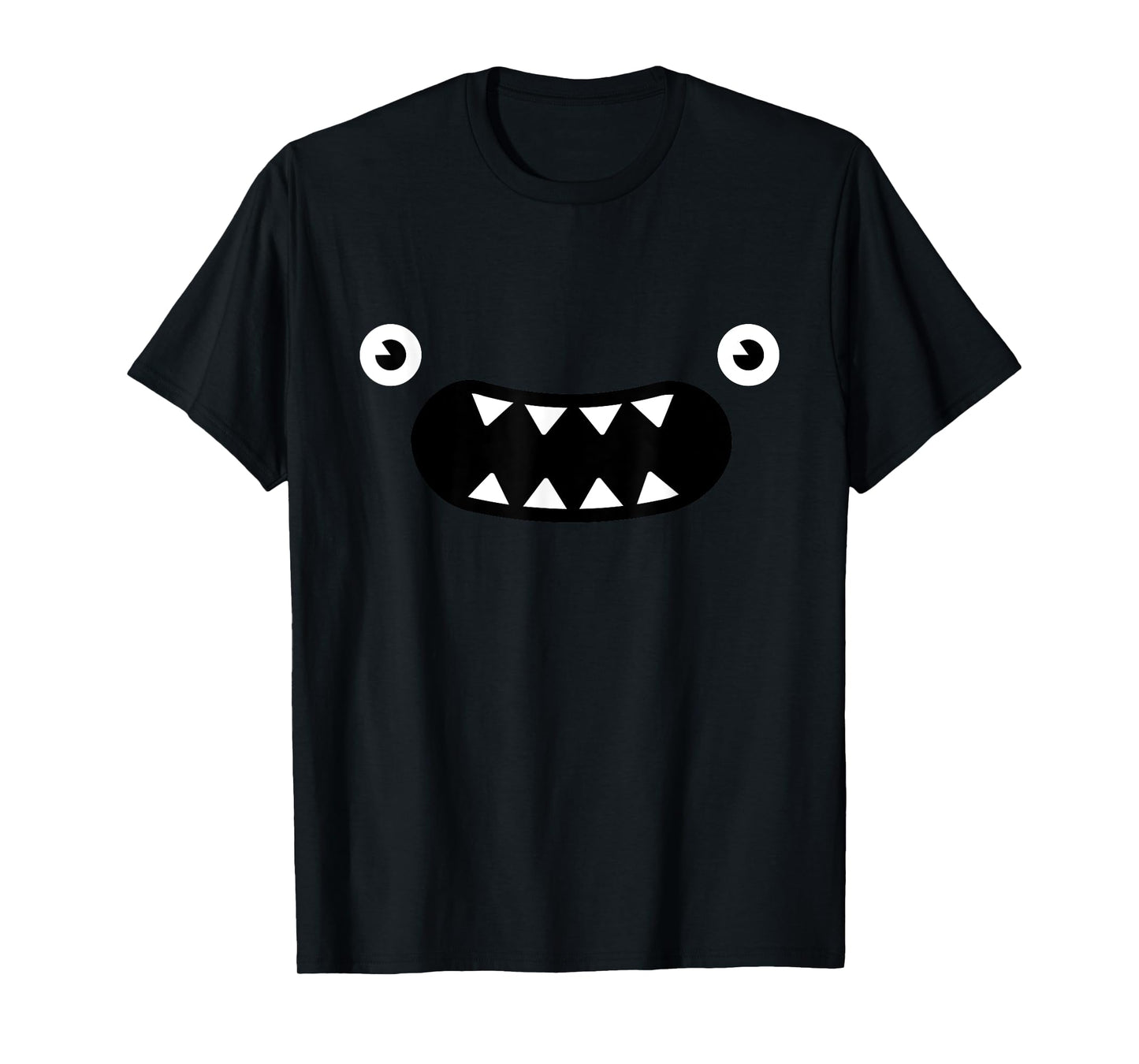 Purple Monster Face Halloween Costume Kids Funny Monster T-Shirt