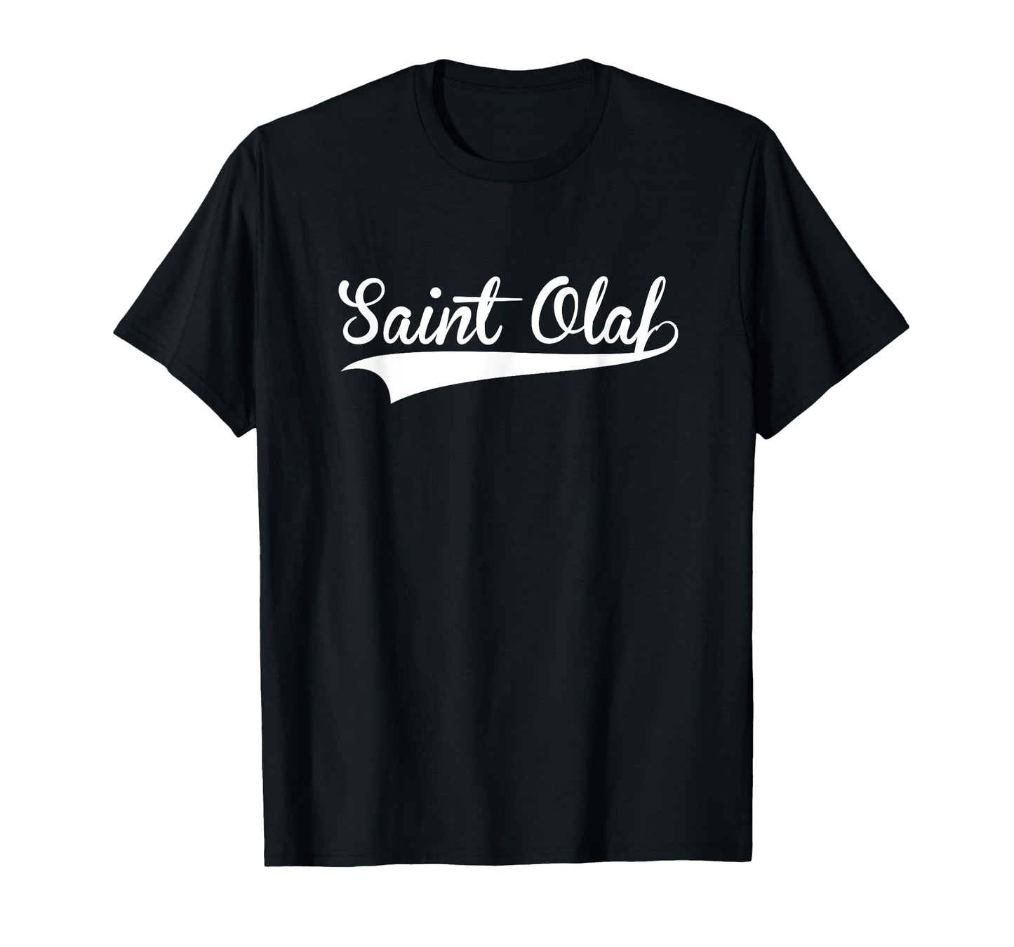 SAINT OLAF Baseball Vintage Retro Font T-Shirt