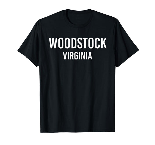 WOODSTOCK VIRGINIA VA USA Patriotic Vintage Sports T-Shirt