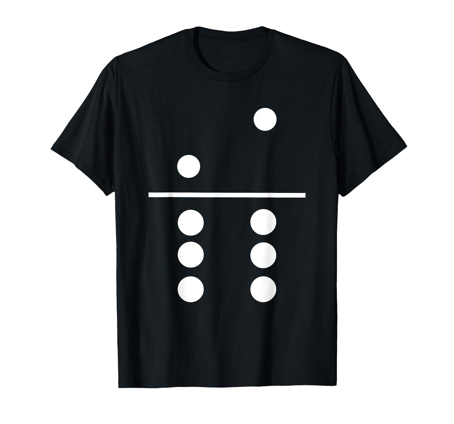 Domino 2 and 6 Matching T-Shirt Halloween Group Costumes 2-6 T-Shirt