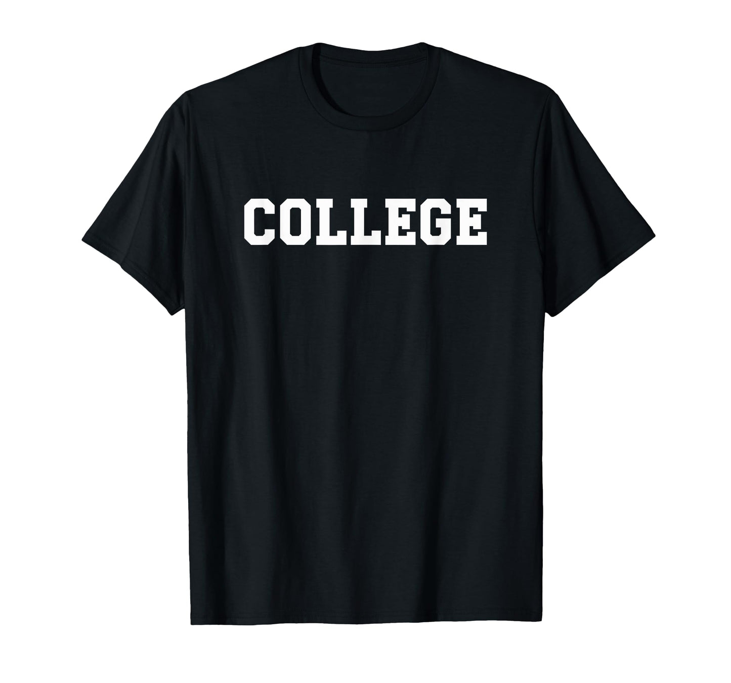 COLLEGE | Film Movie Wardrobe Shirt That Says COLLEGE T-Shirt