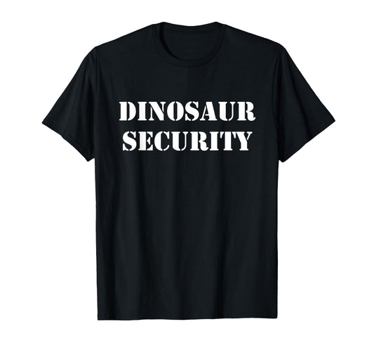 Funny Dinosaur Security Halloween Chaperone Costume Party T-Shirt