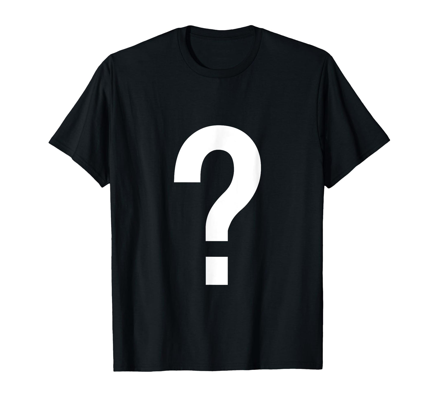 Question Mark T-Shirt Couple Guess Who Costume T-Shirt