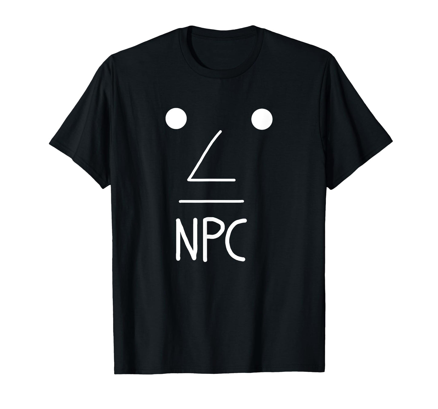 NPC Meme Shirt Non Playable Character Gray Meme Wojak Tee