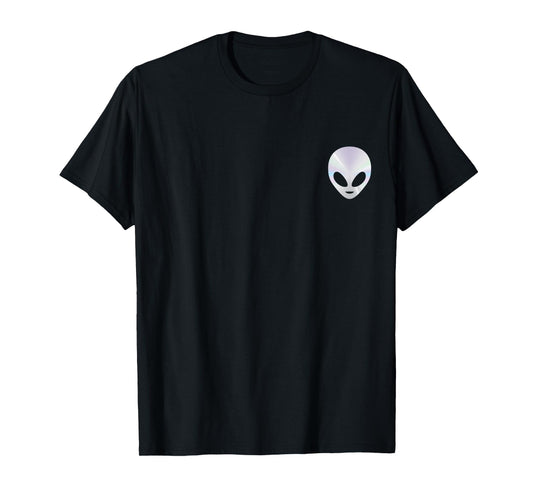 Fun Alien Head Cute Alien Funny UFO Women Men T-Shirt