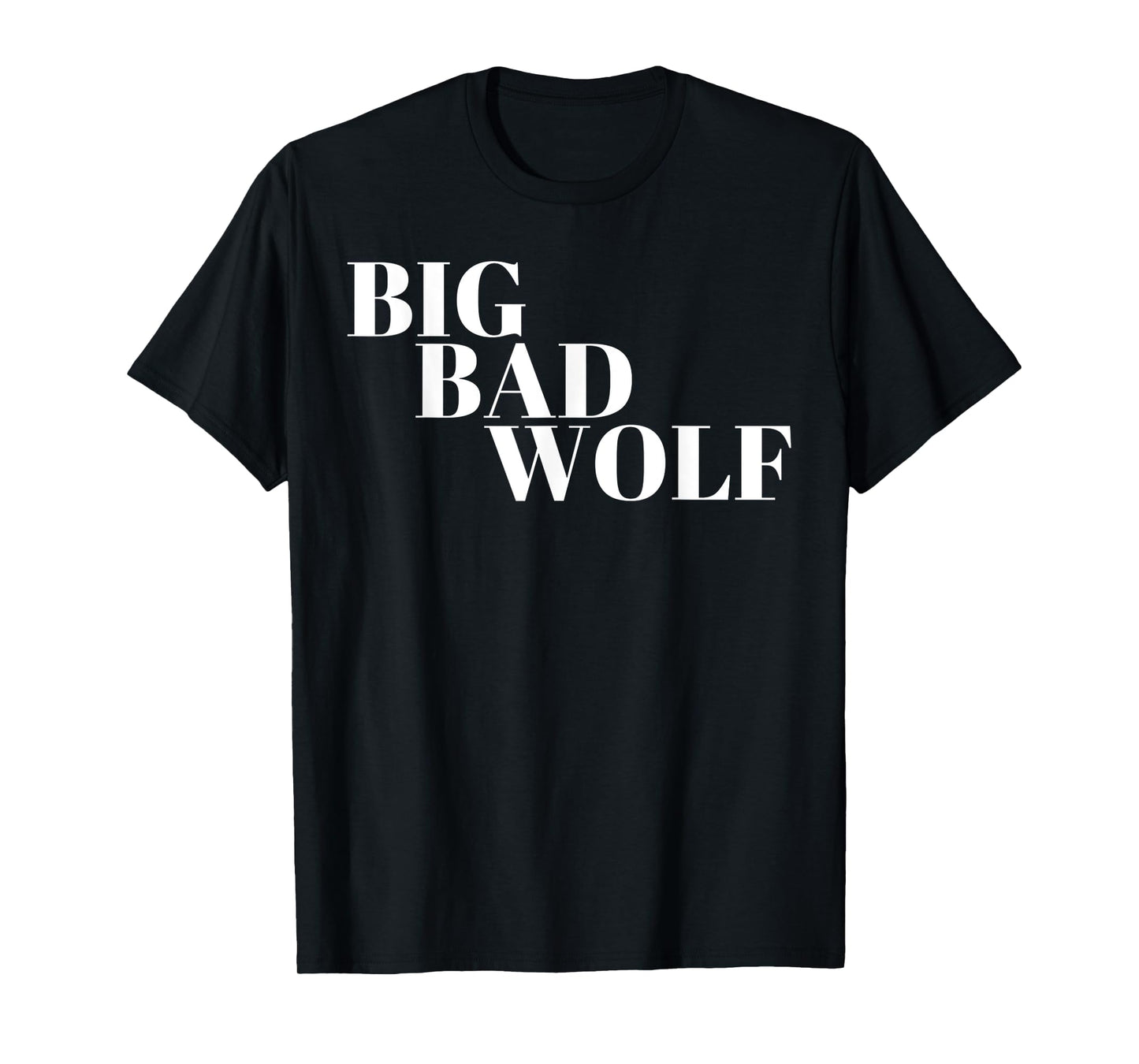 Big Bad Wolf White Tee T-shirt T-Shirt