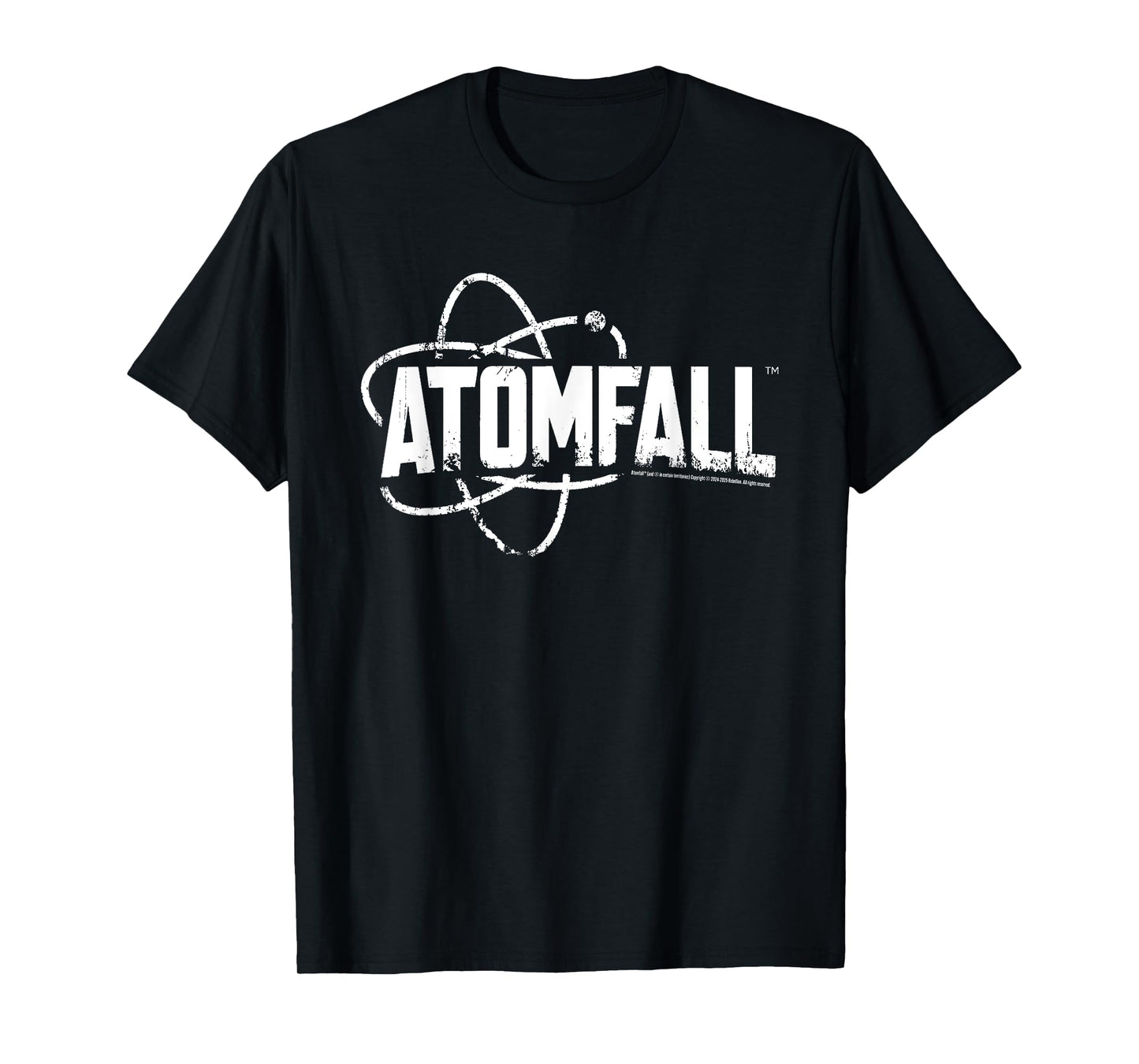 Atomfall Classic White Text Logo T-Shirt