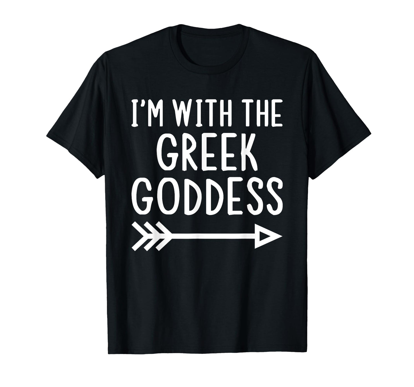 I'm With The Greek Goddess Funny Matching Halloween Costume T-Shirt