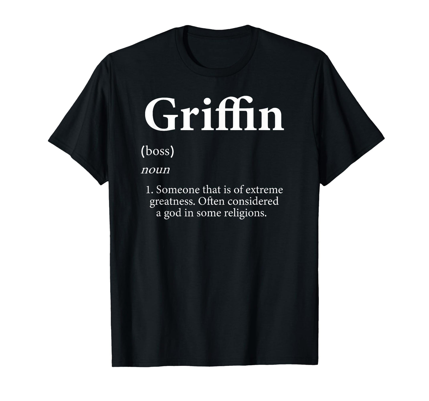 Griffin Definition Personalized Name Costume For Griffin T-Shirt