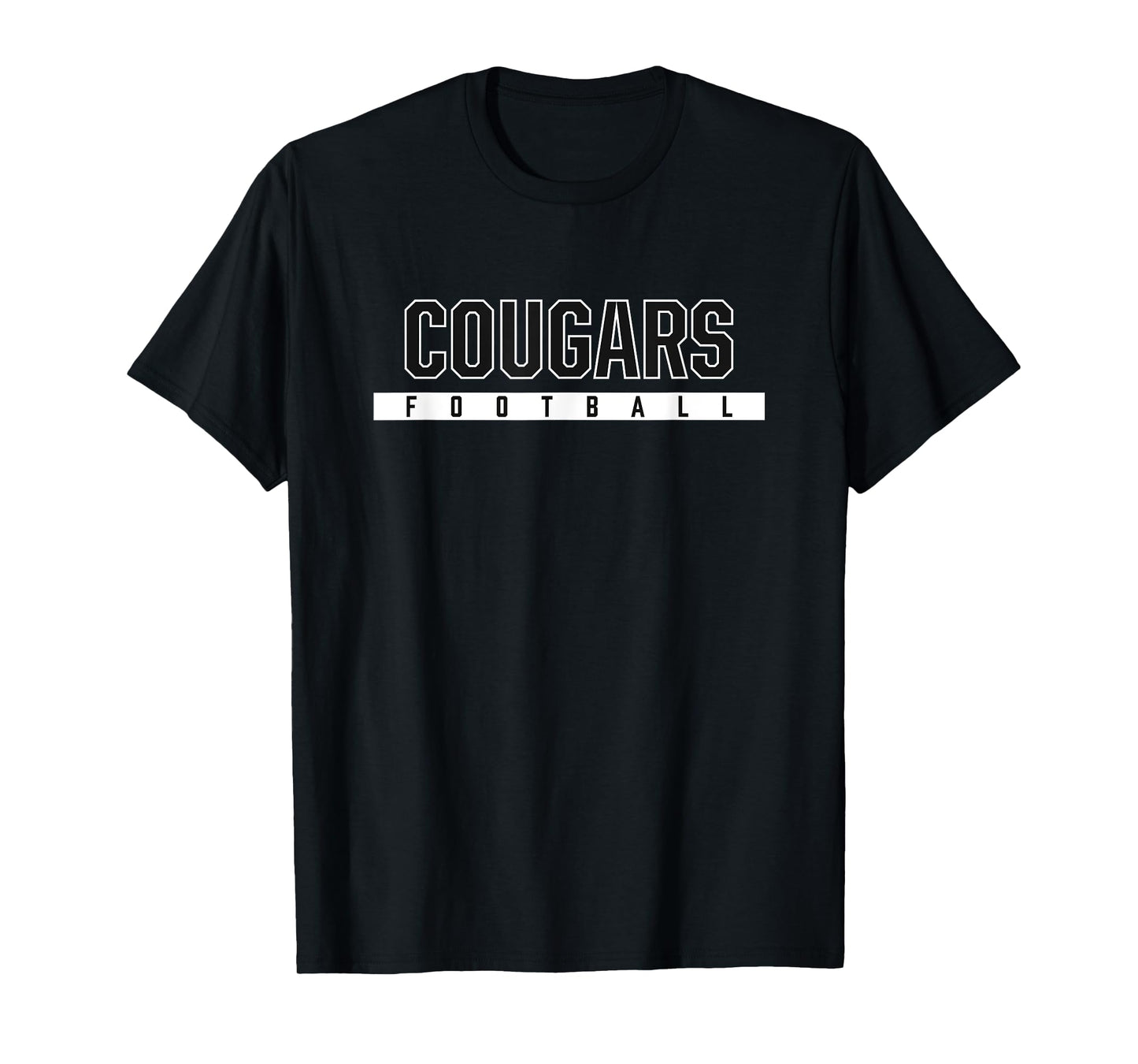 Cougars Crosby High School Football T-Shirt