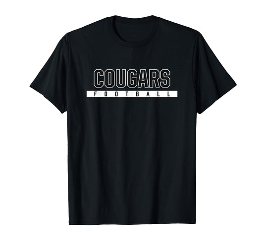 Cougars Crosby High School Football T-Shirt