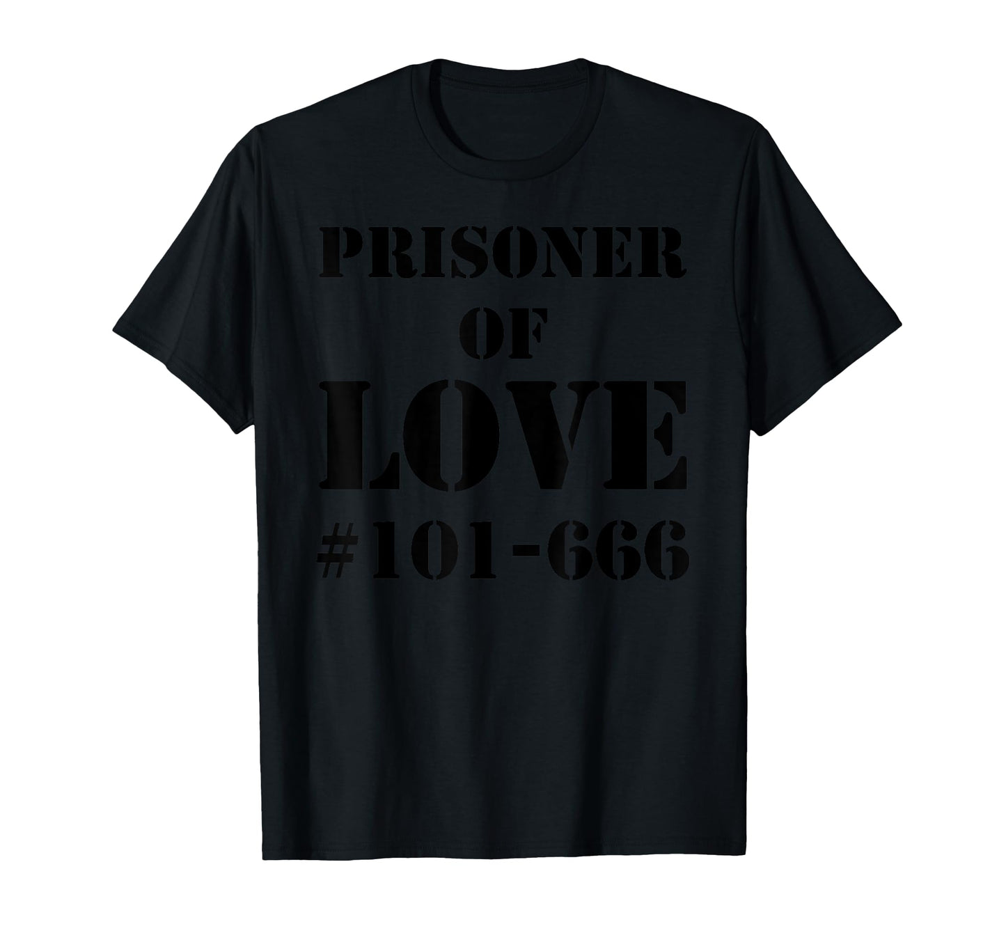 Prisoner Of Love: Funny Convict T-Shirt For Halloween T-Shirt