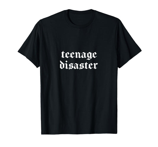 Teenage Disaster Goth Grunge Cottagecore Halloween E-Girl T-Shirt
