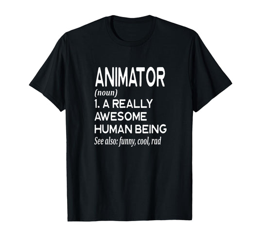 Animator Definition Funny Artist Movie TV Show Animation T-Shirt