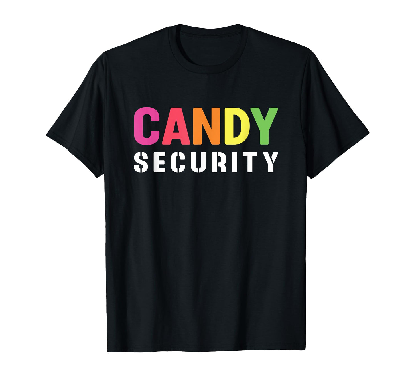 Halloween Costume Funny Candy Security T-Shirt