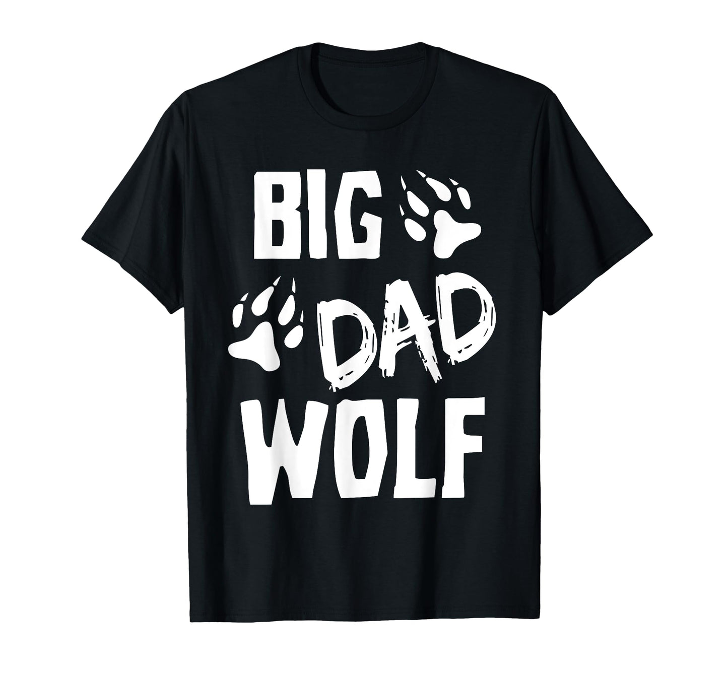 Halloween Shirt Dad Men Funny Costume Daddy Big Dad Wolf T-Shirt