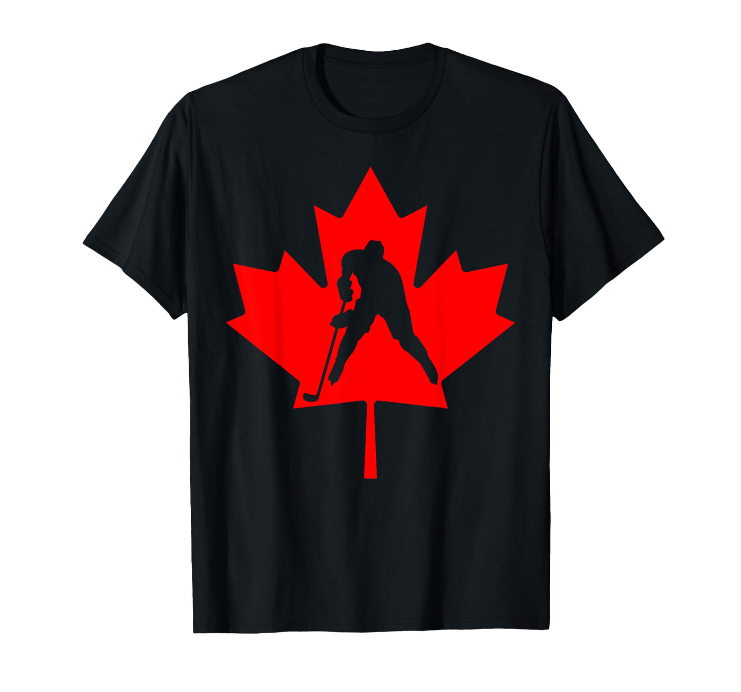 Canada Hockey Funny Canada Maple Leaf Canadian Hockey Lovers T-Shirt