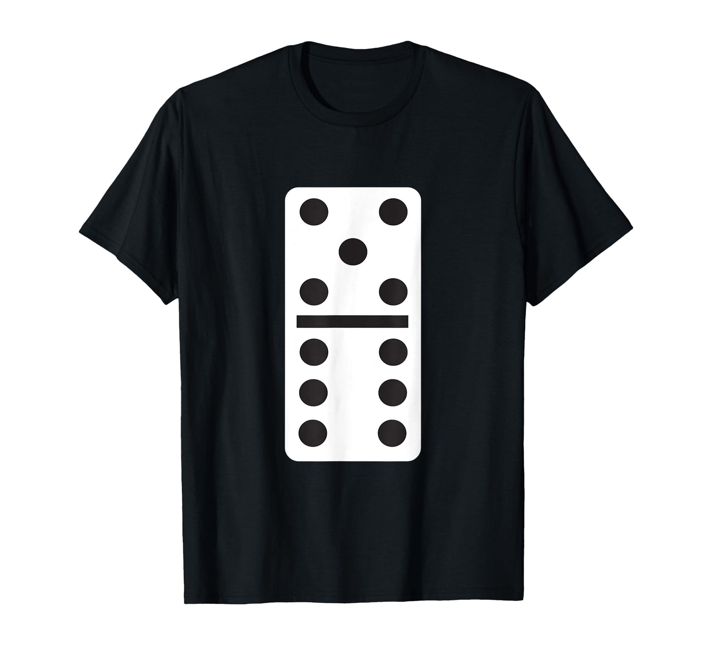 Five Six Dominoes T-Shirt Halloween Costume Domino Game T-Shirt