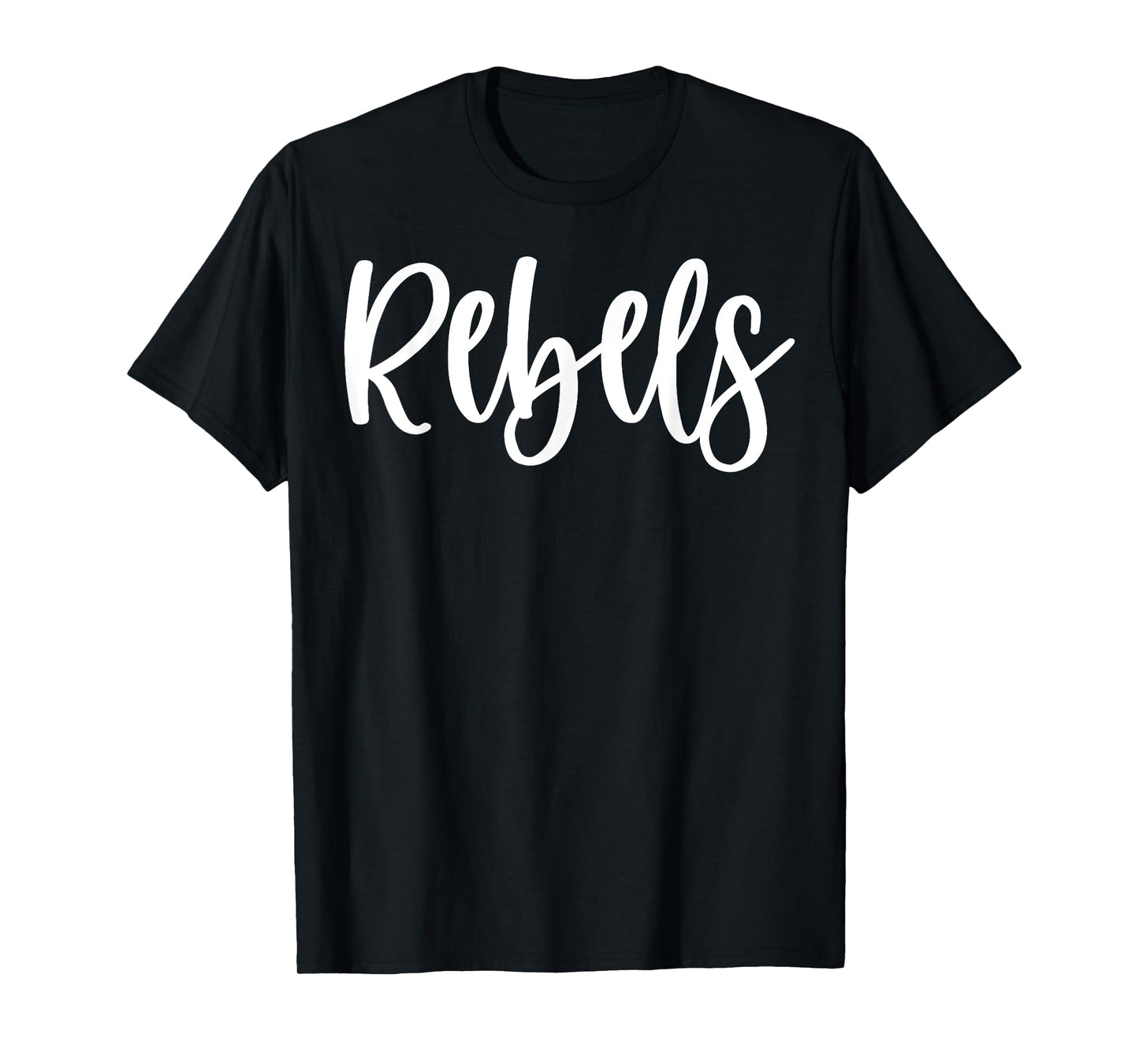 Rebels School Spirit Team Mascot Game Night T-Shirt
