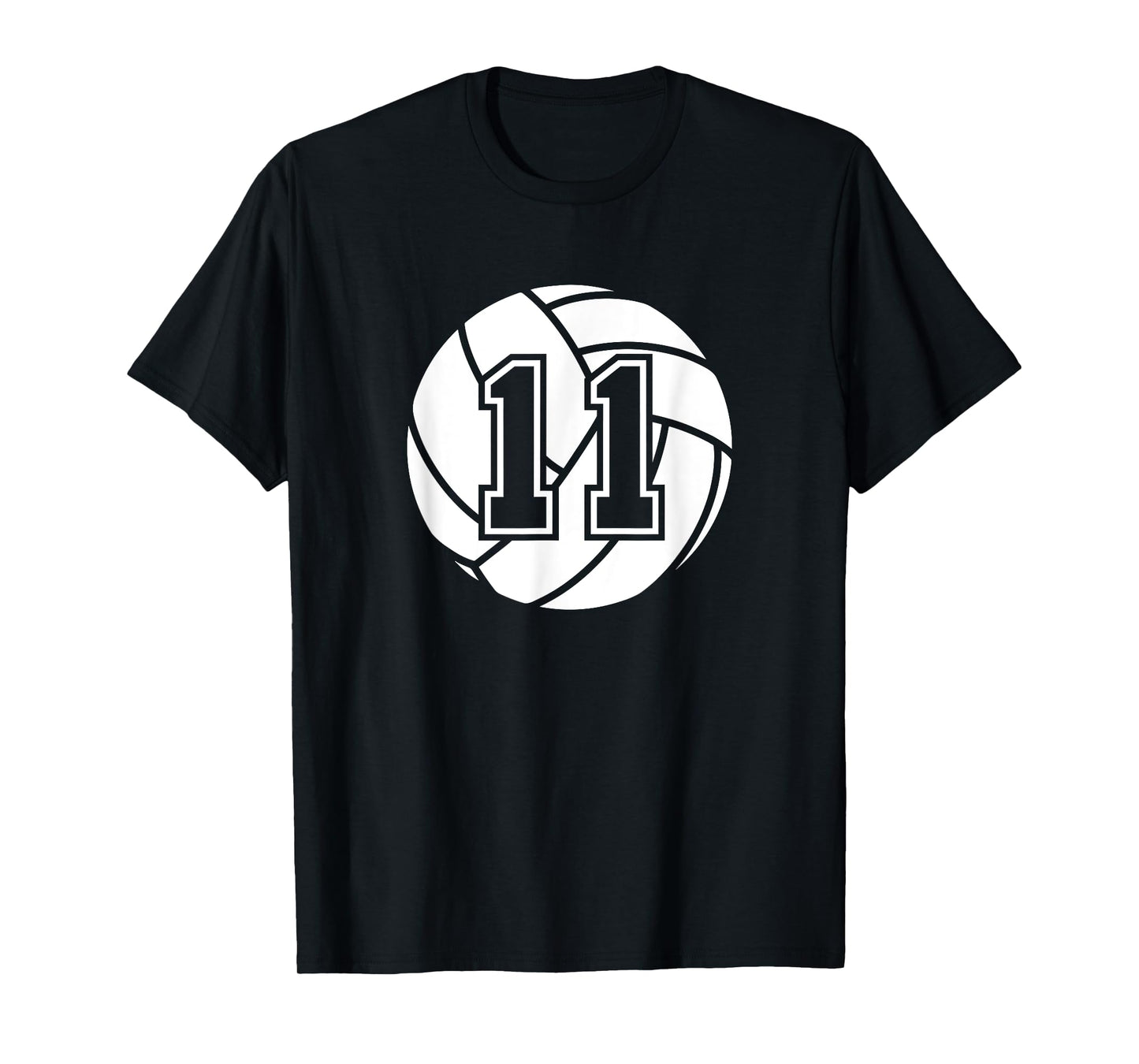 Volleyball Player #11 Volleyball Mom Dad Jersey Number 11 T-Shirt