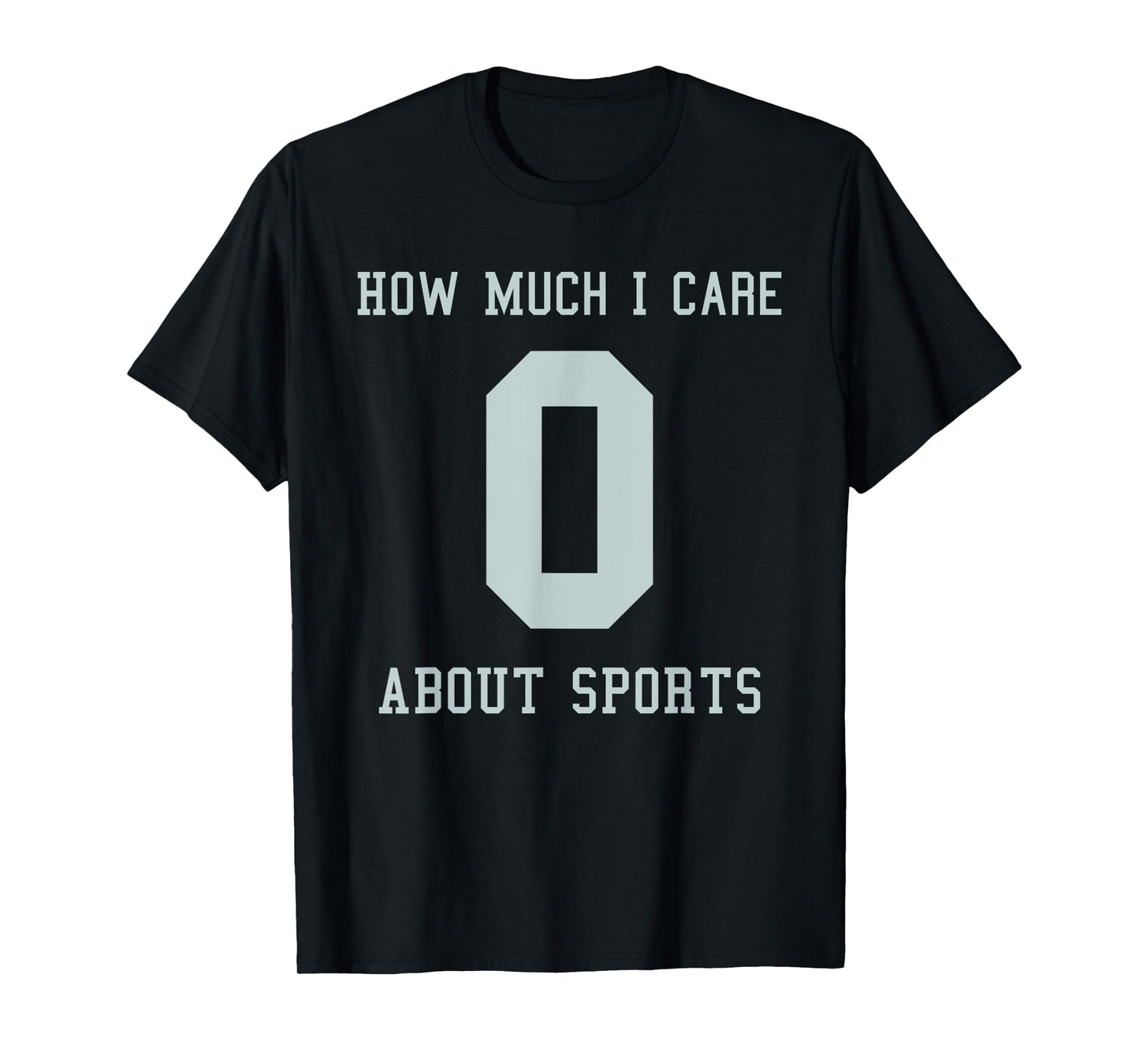 Funny Sports Jersey T-Shirt Costume For Anti Sport People T-Shirt